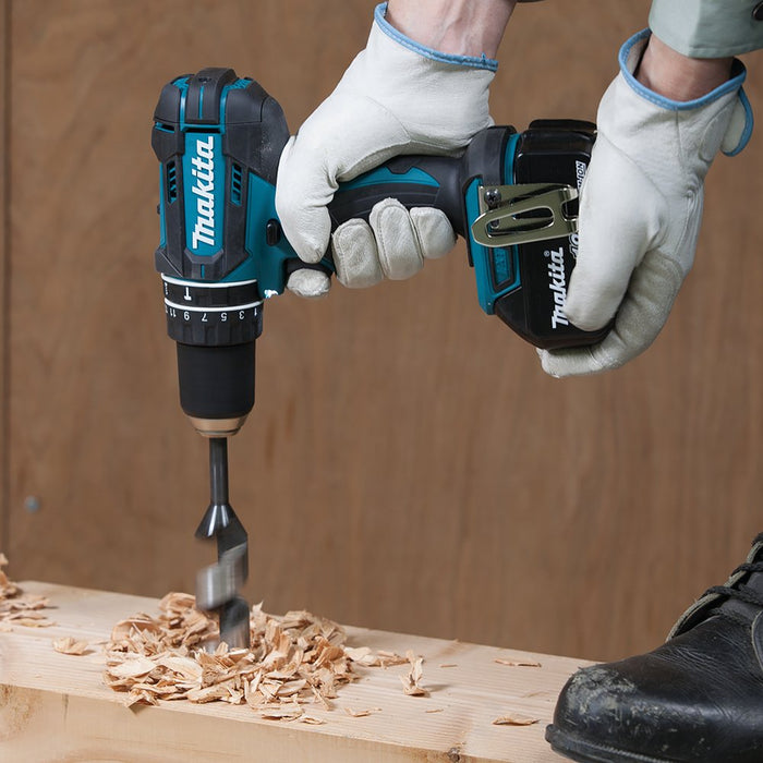 EAN 0088381748469 - Makita DHP482RFX9 Akku-Schlagbohrschrauber 18V 1900 RPM Sin llave 1,5 kg Negro, Verde imagen 3