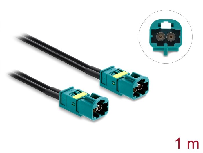 Delock Cable Mini Fakra Z Conector Macho Dual A Fakra Z Conector Macho Dual