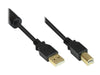 EAN 4014619817320 - Alcasa GC-M0079 cable USB USB 2.0 0,5 m USB A USB B Negro imagen 1