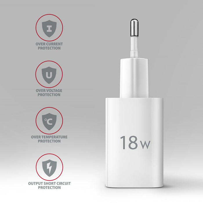 EAN 8595247908346 - Axagon ACU-QC18W cargador de dispositivo móvil Teléfono móvil, Smartphone, Reloj inteligente, Tableta, Un imagen 5