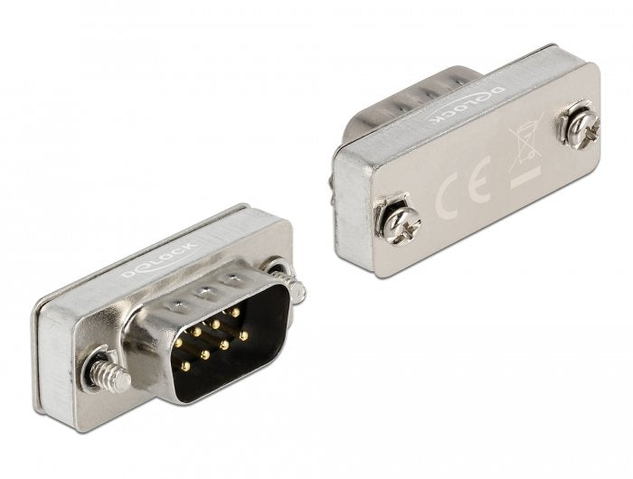 Delock Rs-232 422 485 Loopback Adapter Mit Db9 Stecker