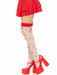 EAN 0714718570181 - Leg Avenue 6217_06222 pantis y media Rojo, Blanco imagen 3