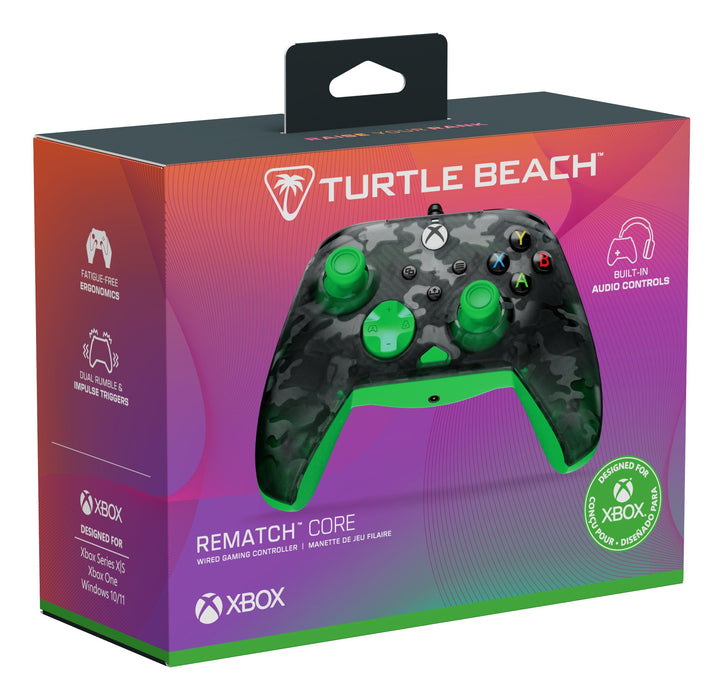 EAN 0840454400045 - Turtle Beach Rematch Core Negro, Verde, Gris USB Gamepad PC, Xbox, Xbox One, Xbox Series S, Xbox Series X imagen 10