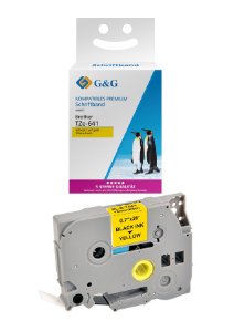 G&G Cinta Para Etiquetadora Compatible Con Brother Tze-641