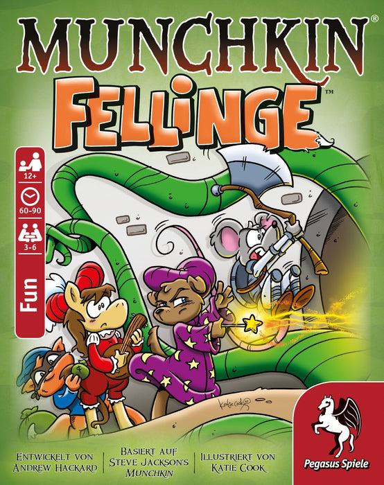 Pegasus Munchkin Fellinge, Juego De Cartas 17025g