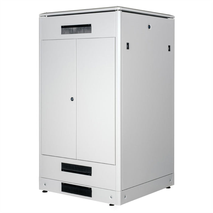 Roline 19-Zoll Netzwerkschrank Pro 26 He, 800x800 Bxt Glastr Grau