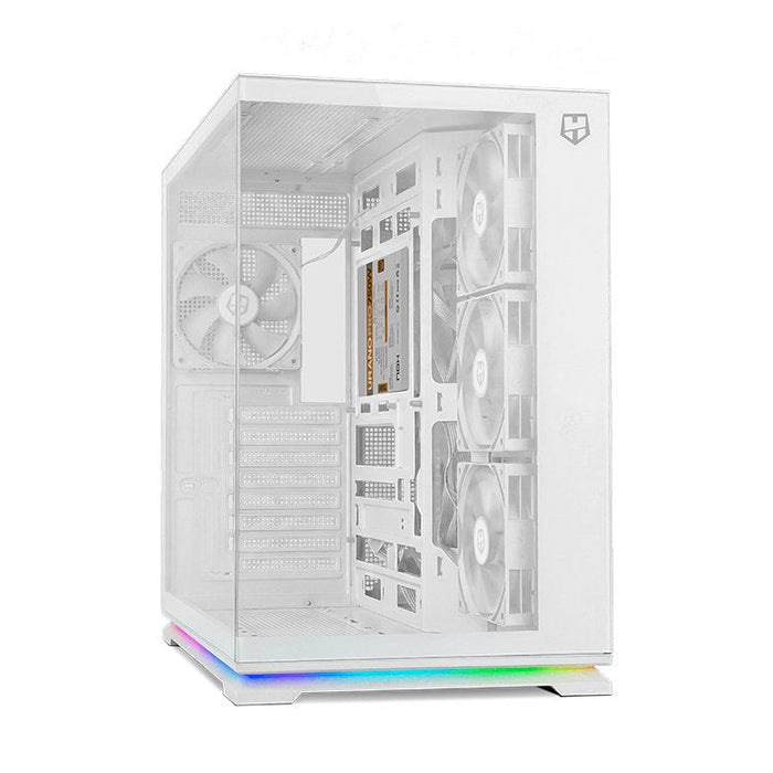 Caja Pc Nox Atx Semitorre Hummer Galaxy Argb Blanca