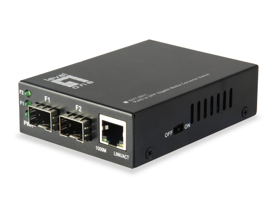 EAN 4015867202517 - LevelOne GVT-2011 convertidor de medio 1000 Mbit/s Gris imagen 1