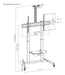 EAN 8716309135023 - Gembird TVS-100T-03 soporte para TV 2,54 m (100") Negro imagen 5