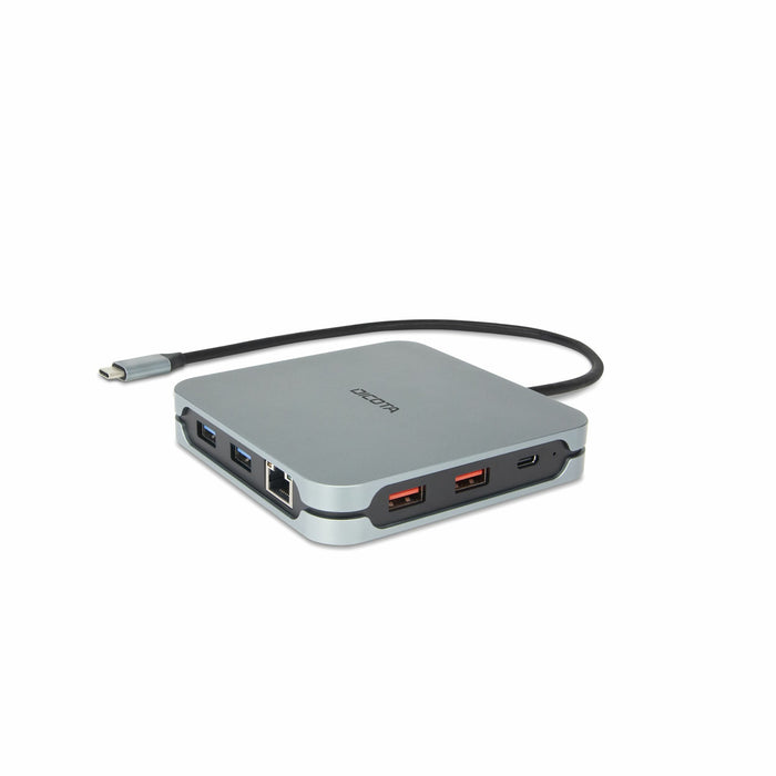 EAN 7640239421349 - DICOTA D32057 hub de interfaz USB Tipo C 10000 Mbit/s Plata imagen 2
