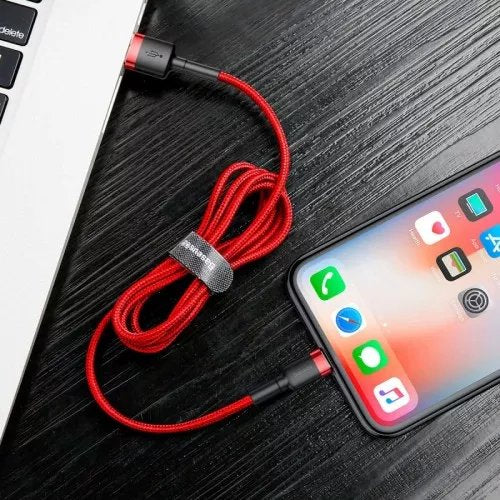 EAN 6953156274921 - Baseus CALKLF-A09 cable de conector Lightning 0,5 m Rojo imagen 7