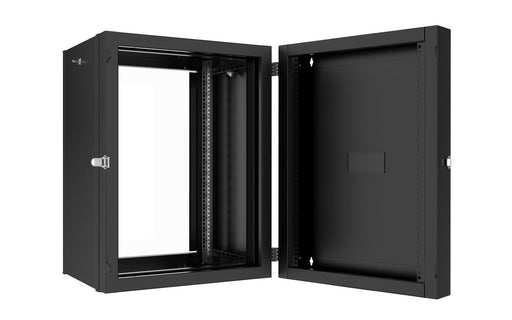 EAN 5715063210604 - Lanview RWP16U45BL-D armario rack 16U Bastidor de pared Negro imagen 2