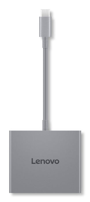 Lenovo Gx91r64790 Base Para Portátil Y Replicador De Puertos Alámbrico Usb 3.2 Gen 1 (3.1 Gen 1) Type-C Gris