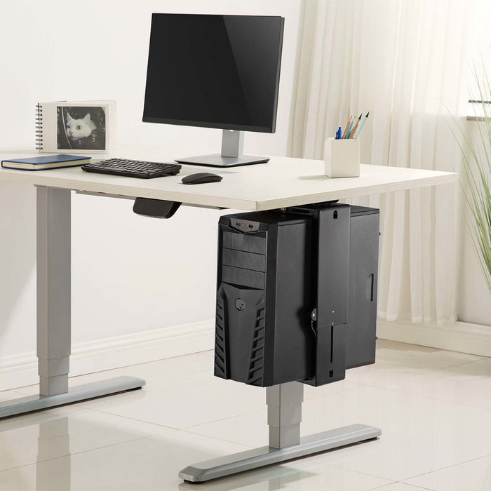 EAN 8436574709292 - AISENS MPC03-201 soporte de CPU Soporte para instalación de CPU bajo mesa Negro imagen 5