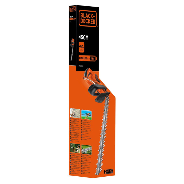 Black+Decker Cortasetos Inalámbrico Gtc1845l20, 18 Voltios Gtc1845l20-Qw