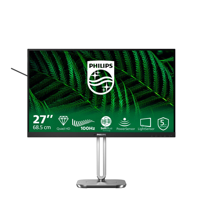EAN 8721038001785 - Philips 5000 series 27B2G5500/00 pantalla para PC 68,6 cm (27") 2560 x 1440 Pixeles Quad HD LCD Antracita imagen 3