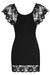 EAN 5900308559031 - Obsessive Imperia S/M Camisa Negro Elastano, Poliamida imagen 2