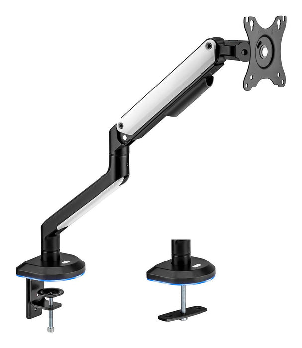 EAN 8435739901656 - AISENS DT32TSR-295 soporte para monitor 81,3 cm (32") Escritorio Negro, Blanco imagen 1