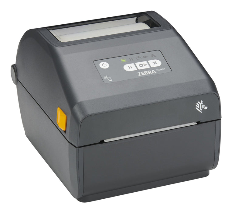 Direct Thermal Printer Zd421  203 Dpi Usb Usb Host Modular Connectivity Slot 802.11ax Bt5.3 Row Eu And Uk Cords Ezpl