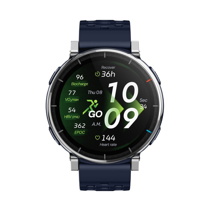 Smartwatch Amazfit Active 3 Premium Dark Azul  Hyrox-Modus