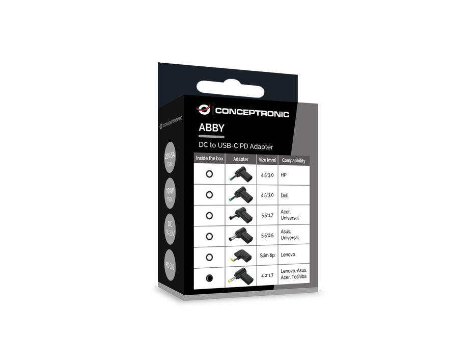 EAN 4015867237779 - Conceptronic ABBY15PC06 accesorio para portatil Clavija de adaptador de corriente para ordenador portátil imagen 4
