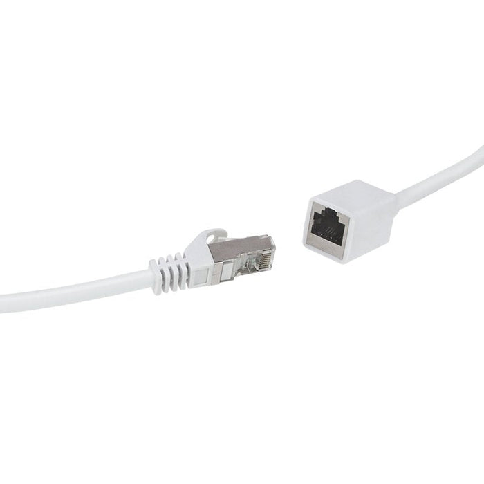 Logilink Cat.6a Premium Patch Cable Extension, Blanco, 2 M