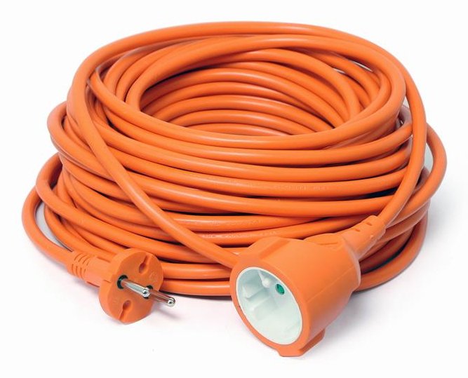 Cable Power Extension 20m/Orange Pc-186xod-O-20m Gembird