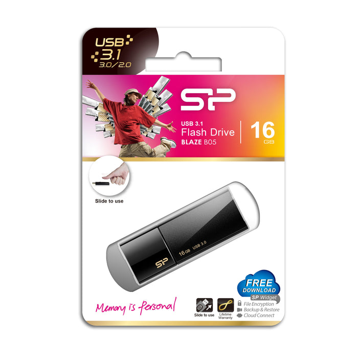 EAN 4712702632446 - Silicon Power Blaze B05 unidad flash USB 16 GB USB tipo A 3.2 Gen 1 (3.1 Gen 1) Negro imagen 10