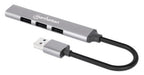 EAN 0766623168427 - Manhattan 168427 hub de interfaz USB 3.2 Gen 1 (3.1 Gen 1) Type-A 5000 Mbit/s Gris imagen 1