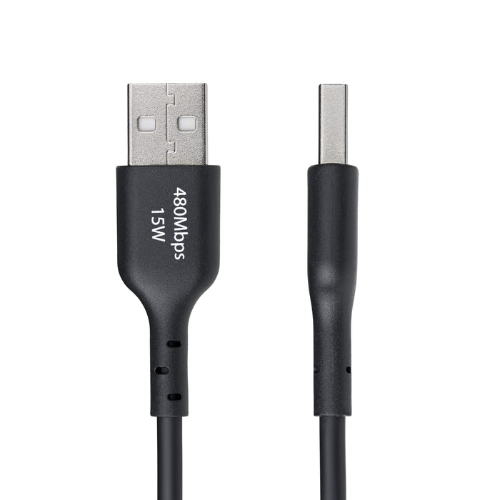 EAN 0065030922456 - StarTech.com USB2AC15CMBK cable USB USB 2.0 0,15 m USB A USB C Negro imagen 2