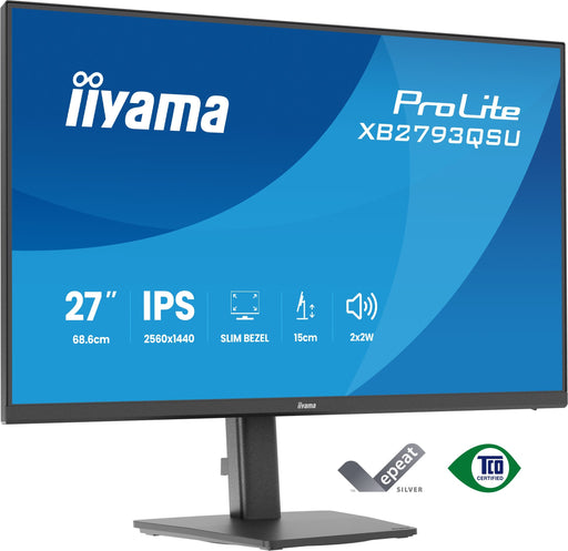 EAN 4948570126781 - iiyama ProLite XB2793QSU-B1 pantalla para PC 68,6 cm (27") 2560 x 1440 Pixeles Quad HD LED Negro imagen 1