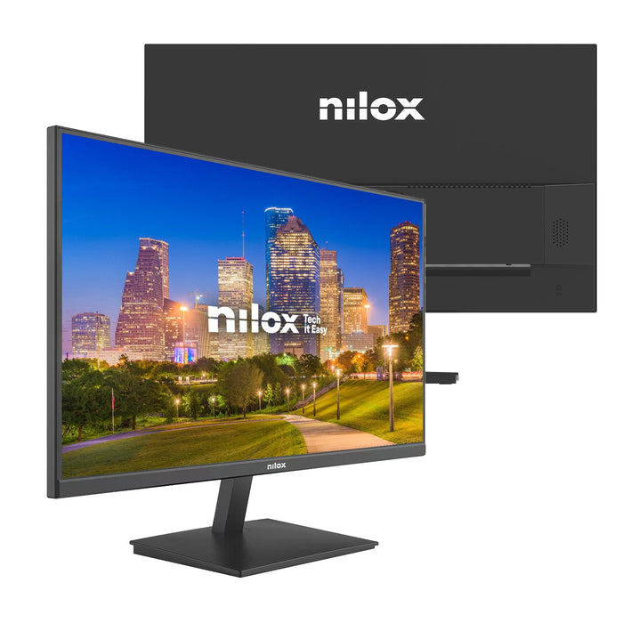 Monitor  Nilox  24 Ips 120 Hz Hdmi Y Dp (24") 1920 X 1080 Pixeles Full Hd Negro