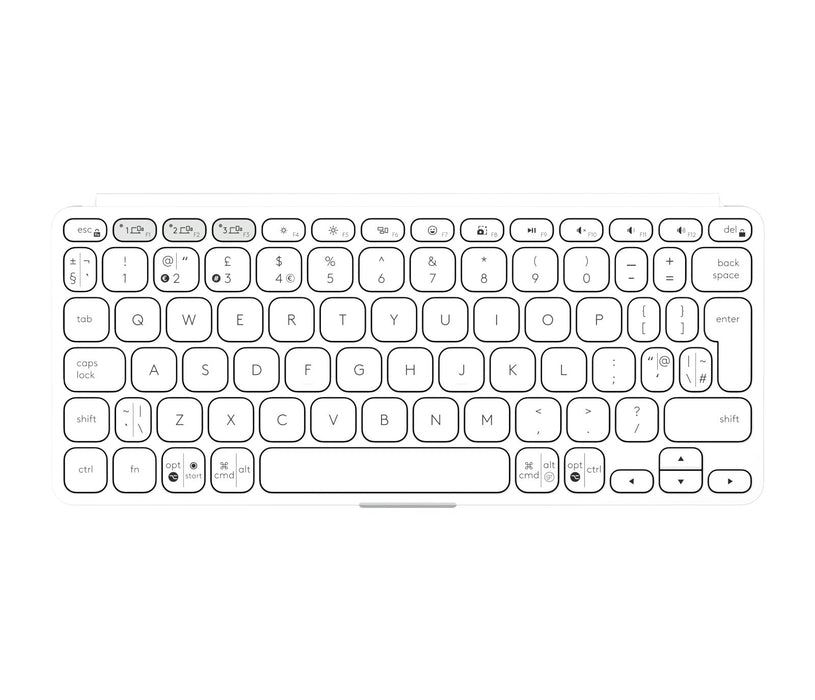 EAN 5099206125896 - Logitech 920-012985 teclado para móvil QWERTY Internacional de EE.UU. Bluetooth Blanco imagen 5