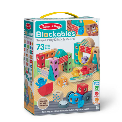 EAN 0681147005525 - Melissa & Doug MDT BBN Blockables Town Pyst GML imagen 1