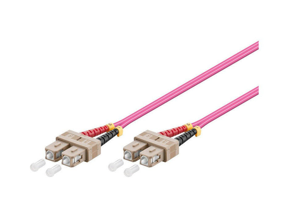 Alcasa Lw-805st4 Cable De Fibra Optica 5 M St Om4 Violeta