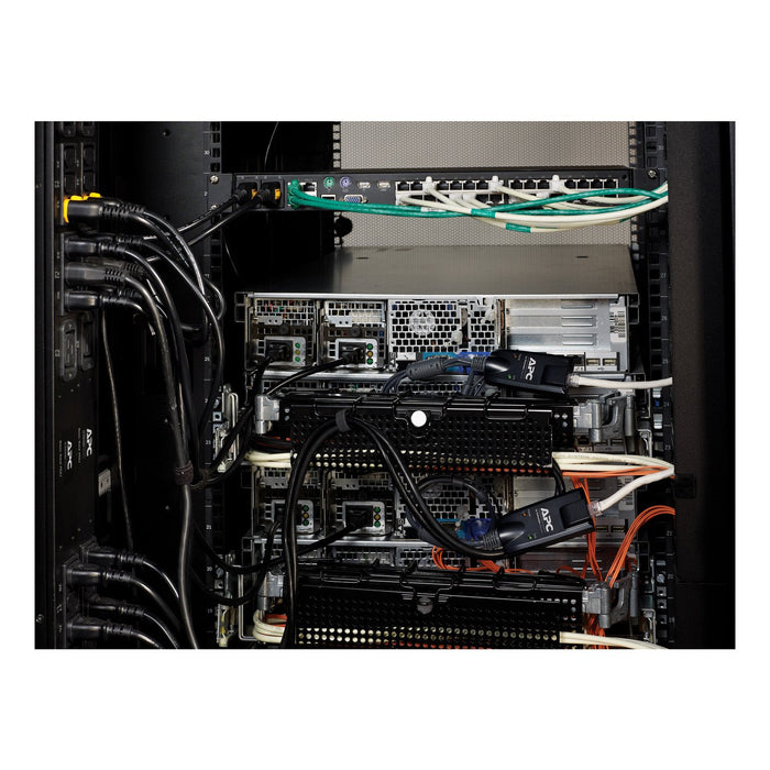 EAN 0731304285502 - APC KVM0108A interruptor KVM Montaje en rack Negro imagen 2