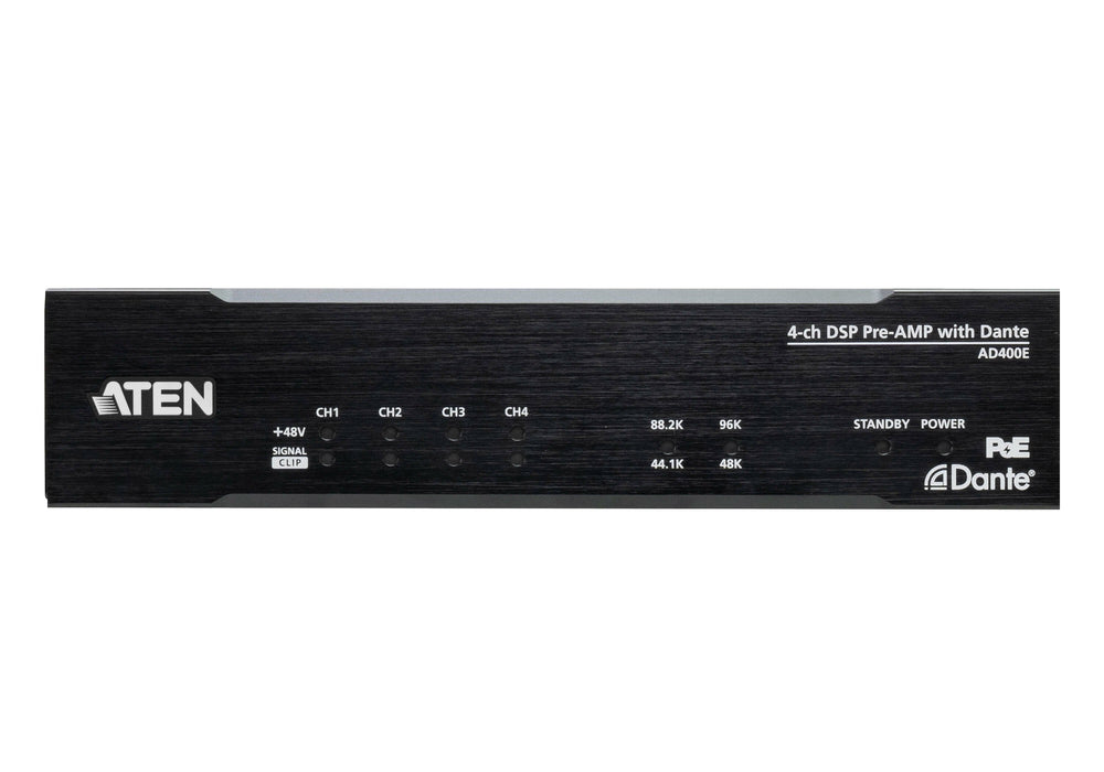 4-Ch Mic/Line With Dsp And Dante Ad400e-At