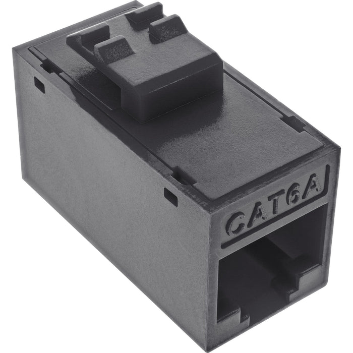 Conector 8pcs. Pack Inline® Keystone Coupler Rj45 F/F, Unshielded, Cat.6a Utp, Negro