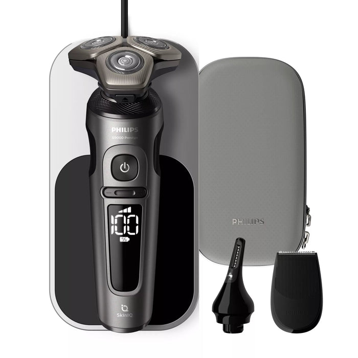 EAN 8720689004343 - Philips SP9872/15 afeitadora Máquina de afeitar de rotación Recortadora Negro, Gris imagen 1