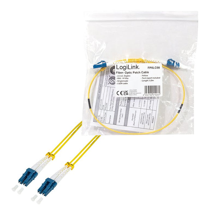 Lwl Duplex Cable De Red, Os2, 9 125?, Lc-Lc, Amarillo, 30 M