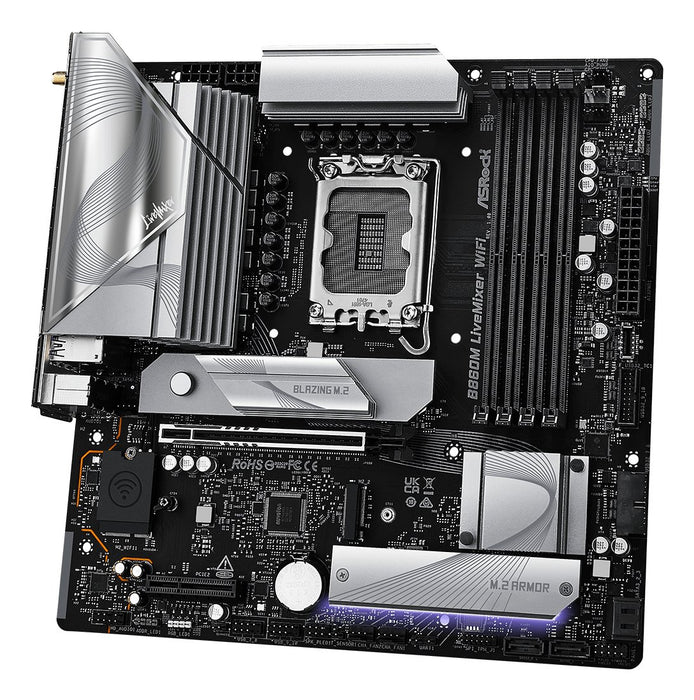 EAN 4711581490314 - Asrock B860M LiveMixer WiFi Intel B860 LGA 1851 (Socket V1) micro ATX imagen 5