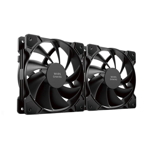 EAN 8435693102762 - Mars Gaming MFPROX2 sistema de refrigeración para ordenador Carcasa del ordenador Ventilador 12 cm 2 piez imagen 1