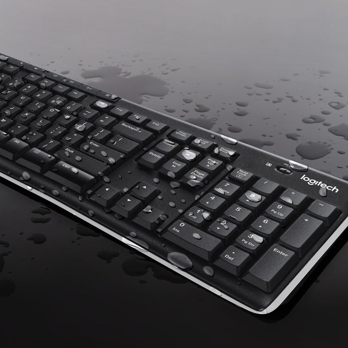 EAN 5099206039148 - Logitech 920-004508 teclado Ratón incluido Hogar RF inalámbrico QWERTY Internacional de EE.UU. Negro imagen 4