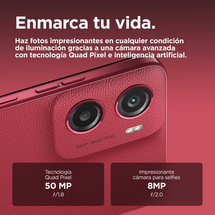 EAN 0840023284908 - Motorola moto g05 16,9 cm (6.67") SIM doble Android 15 4G USB Tipo C 4 GB 128 GB 5200 mAh Rojo imagen 14