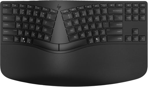 EAN 0197192177747 - HP 965 Ergonomic Wireless Keyboard teclado Hogar RF Wireless + Bluetooth QWERTY Inglés Negro imagen 1