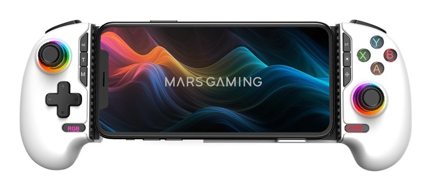EAN 8435693113607 - Mars Gaming MGPXPRO Blanco Bluetooth/USB Gamepad Analógico/Digital Android, PC, PlayStation 4, Nintendo S imagen 3