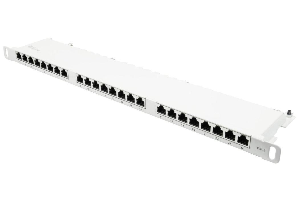 Good Connections Patchpanel 19"Cat. 6 24-P. 0,5he Reinweiss