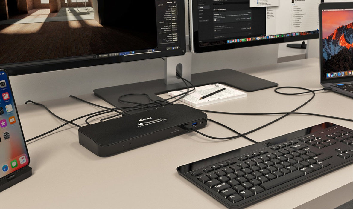 EAN 8595611703607 - i-tec TB3HDMIPLUSXIT base para portátil y replicador de puertos Alámbrico Thunderbolt 3 Negro imagen 7