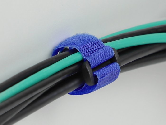 Delock 19539 Presilla Bridas Adherentes Para Cables Azul 5 Pieza(S)