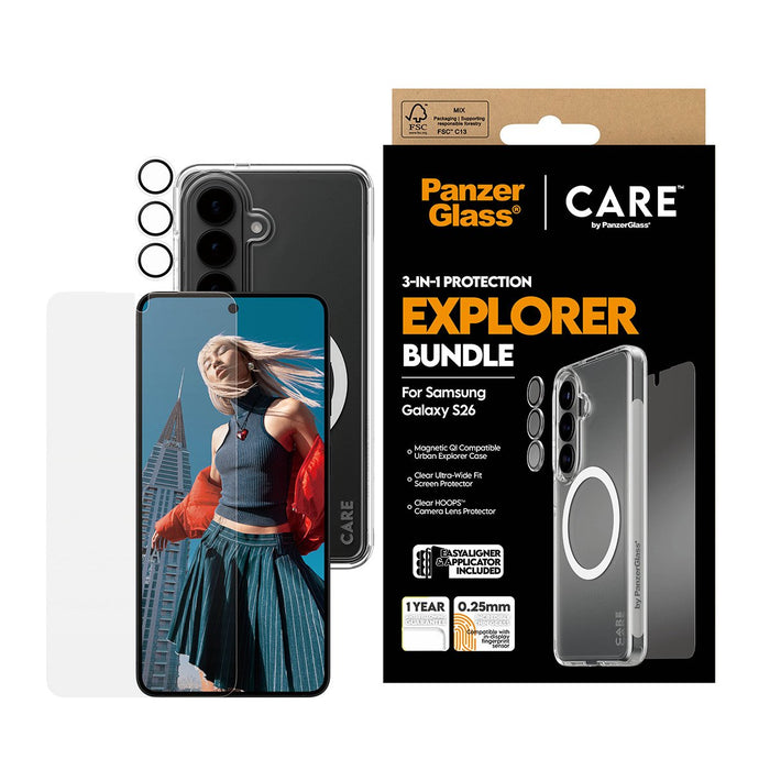 EAN 5715685034503 - PanzerGlass ® | CARE™ by ® 3-in-1 Bundle Samsung Galaxy S26 Protector de pantalla 1 pieza(s) imagen 2